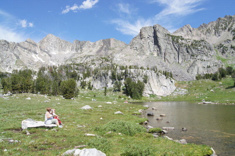 An amazing view of Beehive Basin Trail