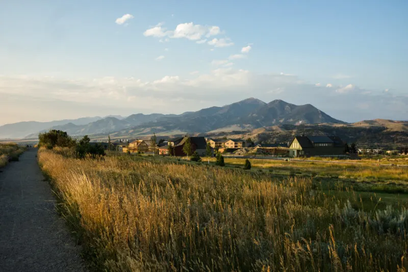 A scenic view at Burke Park Bozeman