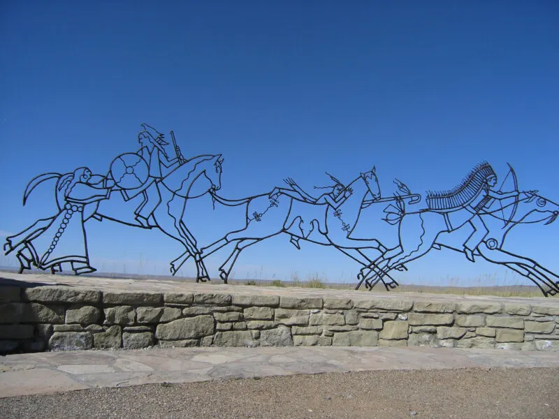 Indian Monument at Little Bighorn Battlefield National Monument