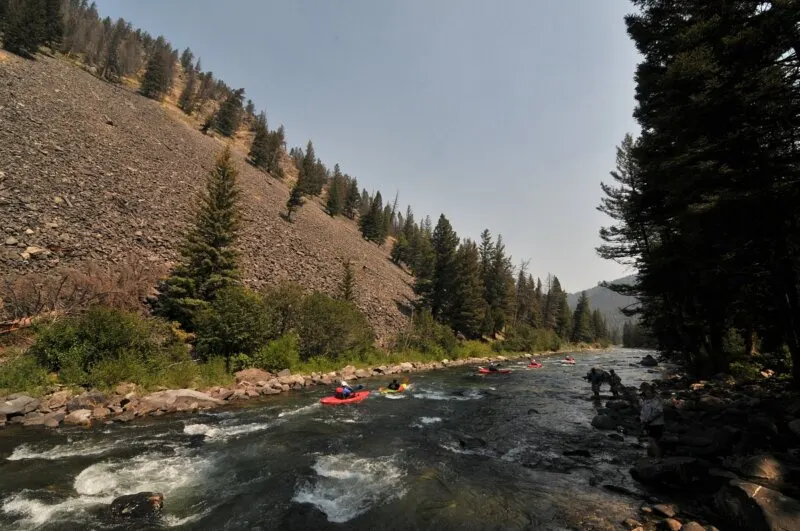 Rafting at the Gallatin River