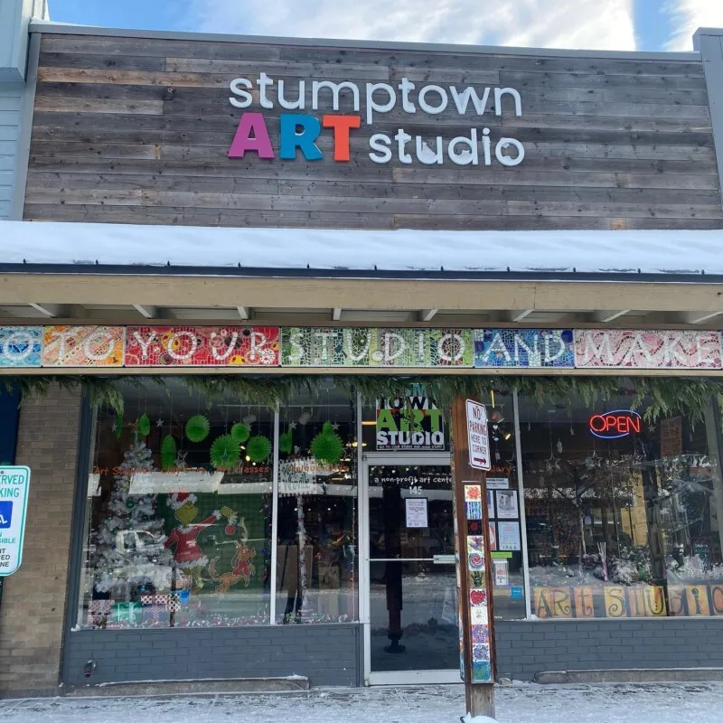 Outside Stumptown Art Studio