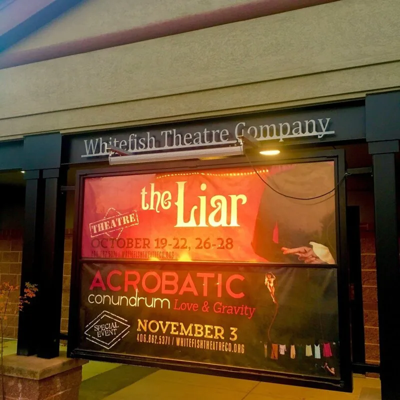 Outside Whitefish Theatre Company