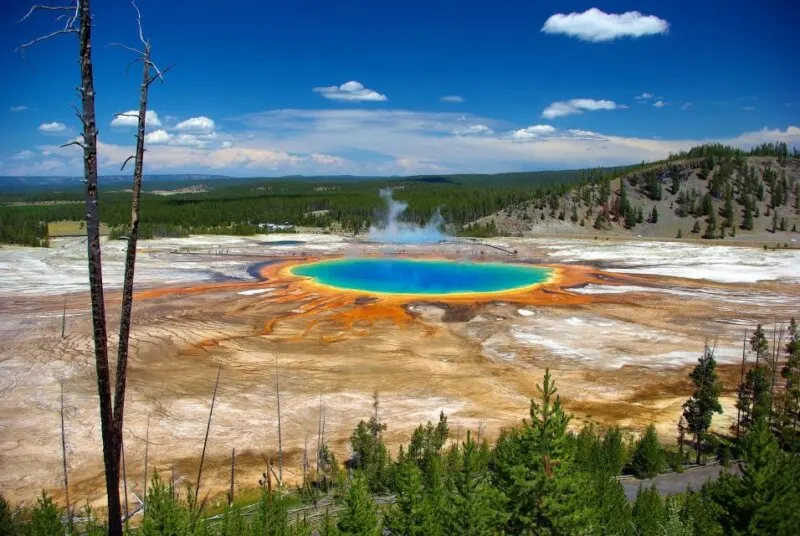 Grand Prismatic Hot Spring at Yellowstone National Park