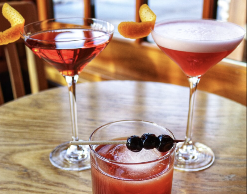 Cocktails served at Plonk
