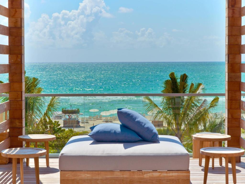 Ocean View from the Bedroom in the 1 Hotel South Beach