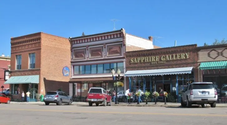 A street Philipsburg, Montana