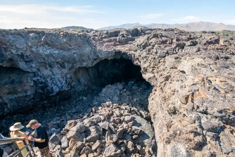 Cave in the Craters of the Moon National Monument Park