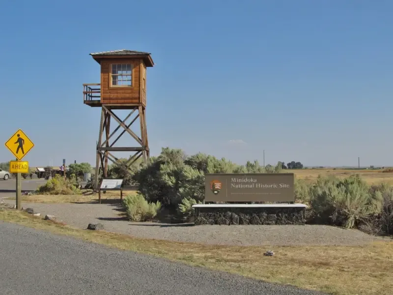 Entrance to the Minidoka National Historic Site