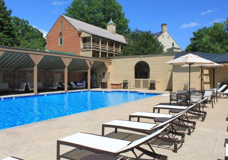 Pool Area At Boar's Head Resort, Charlottesville Virginia