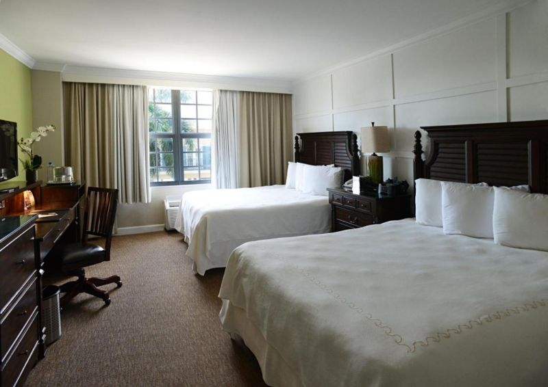 Bedroom at Riverside Hotel