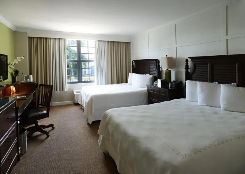 Bedroom at Riverside Hotel