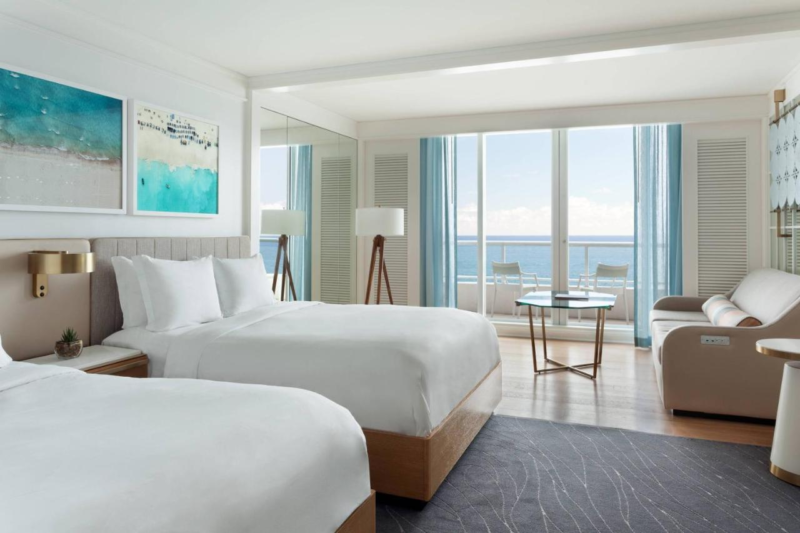 Bedroom at The Ritz Carlton Fort Lauderdale