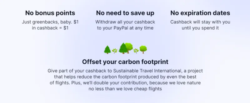 WayAway carbon footprint