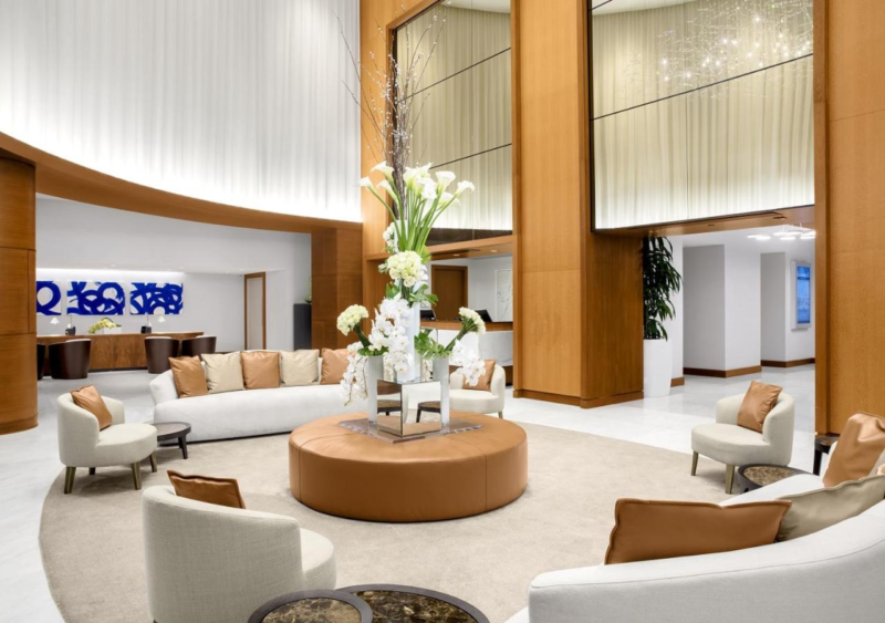 Conrad Fort Lauderdale’s lobby