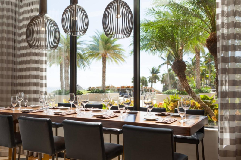 Fort Lauderdale Marriott Harbor Beach Resort & Spa’s restaurant