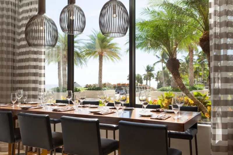 Fort Lauderdale Marriott Harbor Beach Resort & Spa’s restaurant