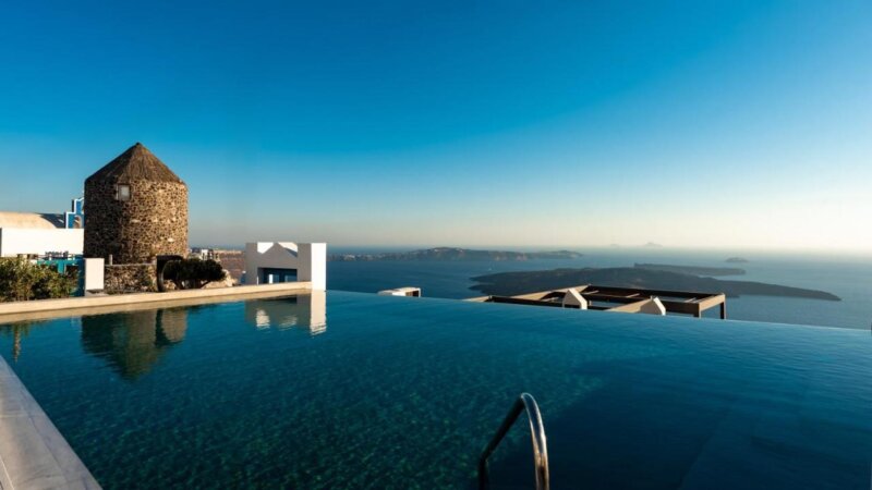 Infinity Pool at Aeifos Boutique Hotel