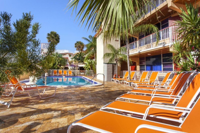 Ocean Beach Palace Hotel and Suites’ swimming pool