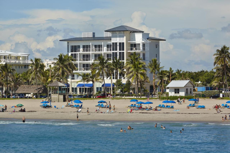 Royal Blues Hotel’s beach