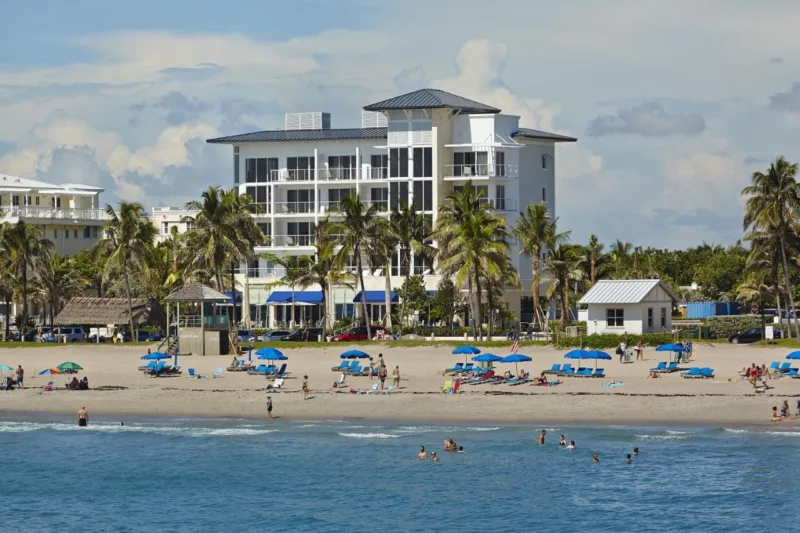 Royal Blues Hotel’s beach