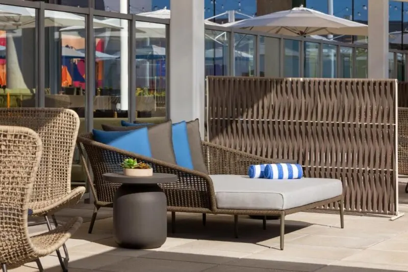 Relaxing Area At Hyatt Regency Salt Lake City