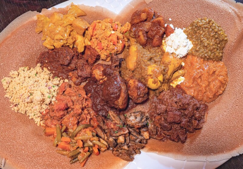 Satisfying Meals At Mesob Ethiopian Restaurant Montclair Nj