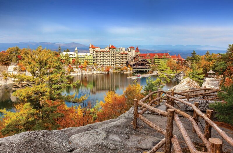 Spectacular View AT Mohonk Mountain House Restaurant New Paltz 