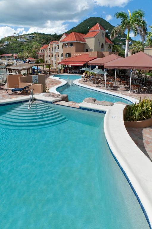 Overview Of The Pool A t Oceans at Divi Little Bay St Maarten