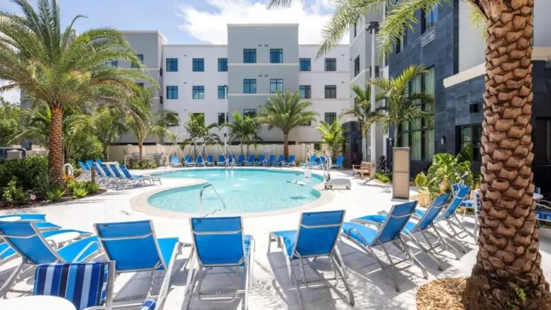 Pool Area At  Staybridge Suites Naples Gulf Coast