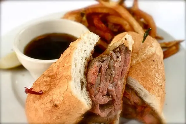 French Dip At Mack's Golden Pheasant Restaurant Elmhurst
