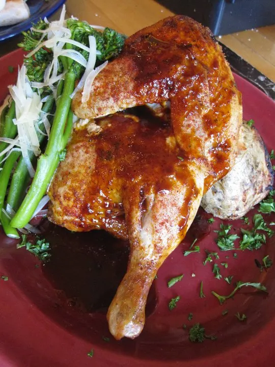 Roasted Chicken At Pavz Tacos (Formerly Pavz Bistro Cafe) Leavenworth