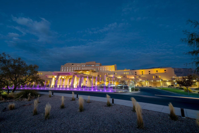 Hotel Exterior At Sandia Resort and Casino