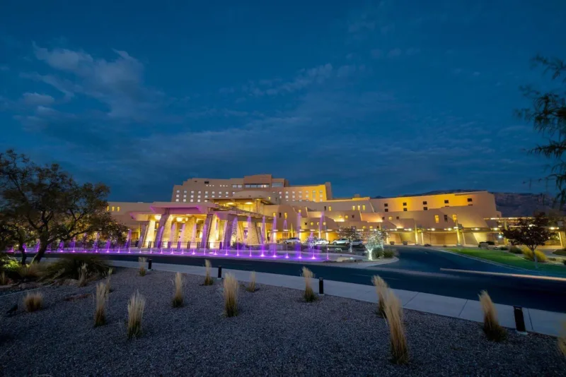 Hotel Exterior At Sandia Resort and Casino