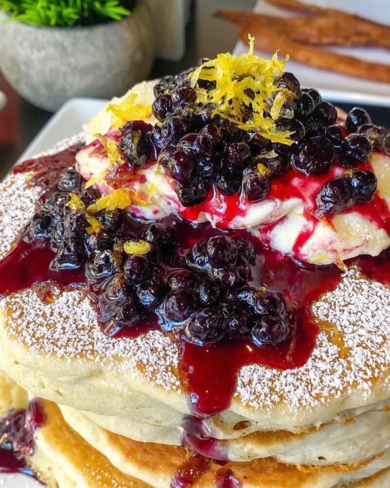 Blueberry Cheesecake At Stray Hen Cafe Elmhurst