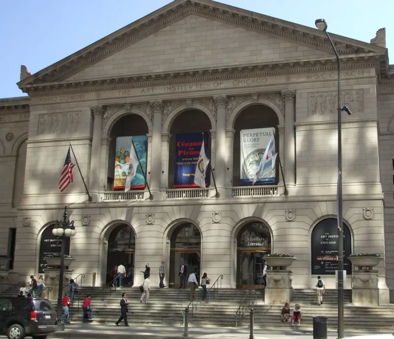 Front Of Art Institute of Chicago